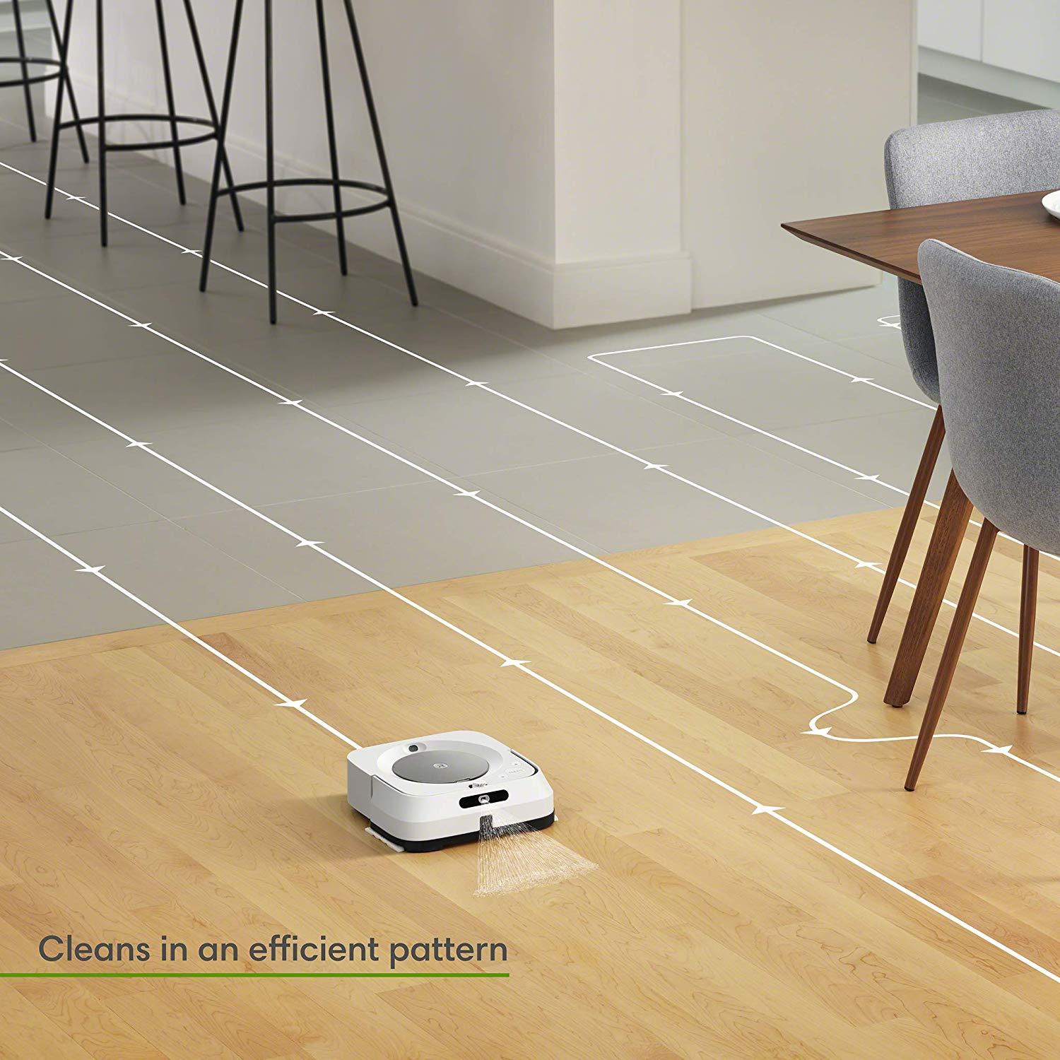iRobot Braava jet M6 Wi-Fi Connected Robotic Floor Cleaner